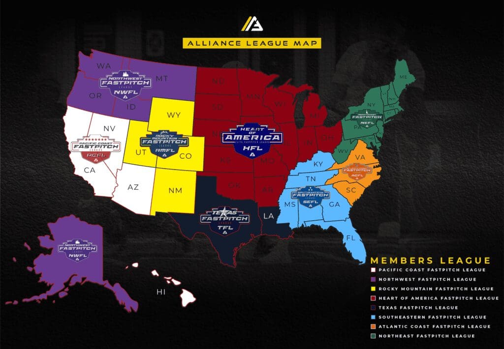 2022 Member League Map