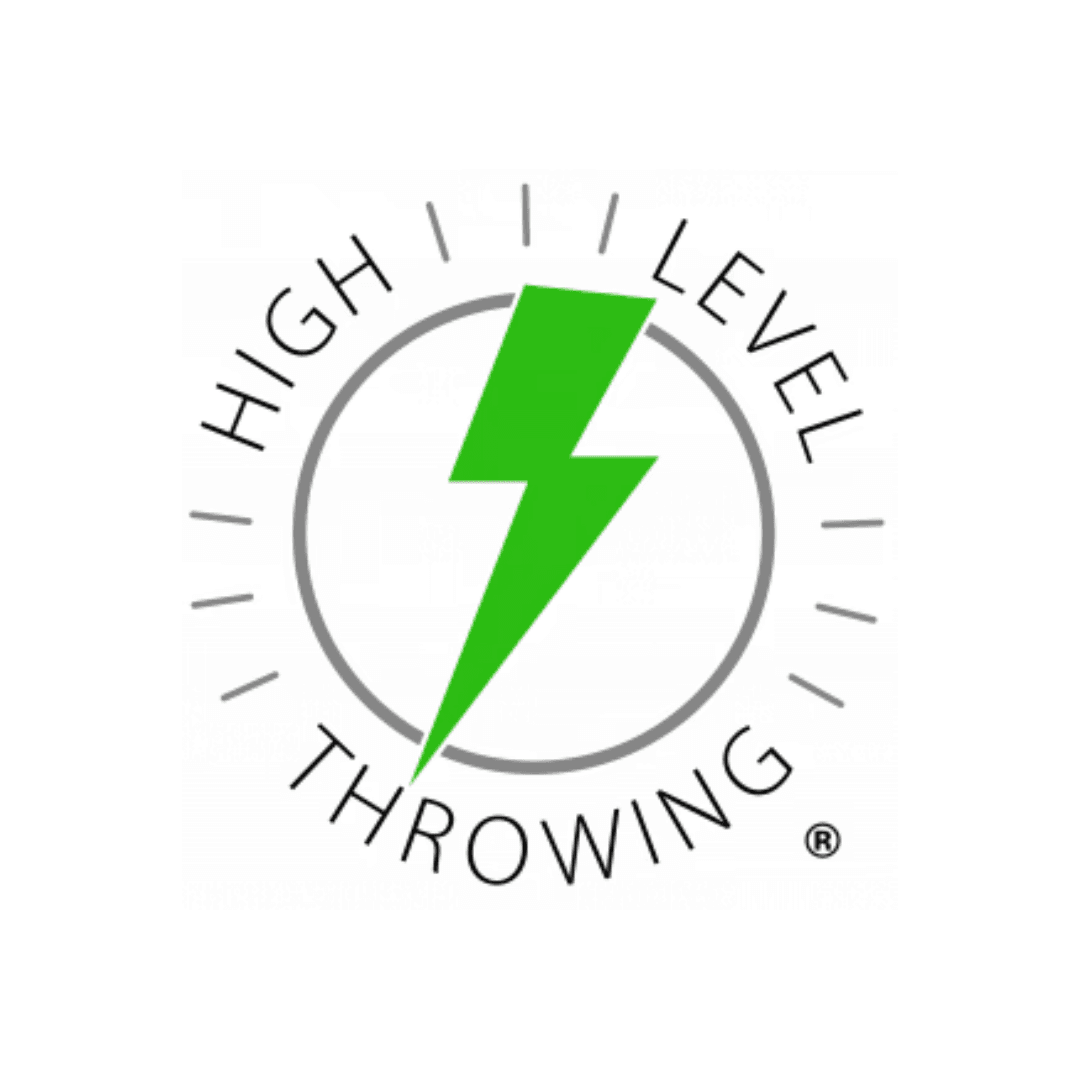 high level throwing logo